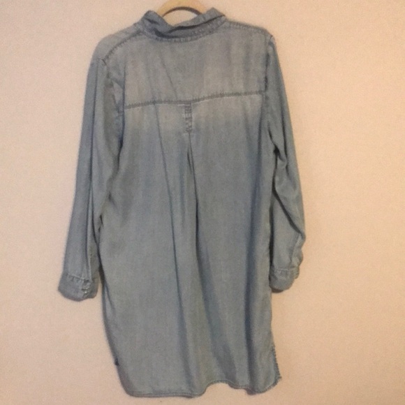 Light Blue Denim Tunic Dress - Picture 7 of 7